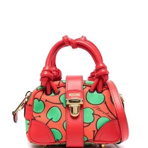 Moschino Red and Green cherry Mini Bag